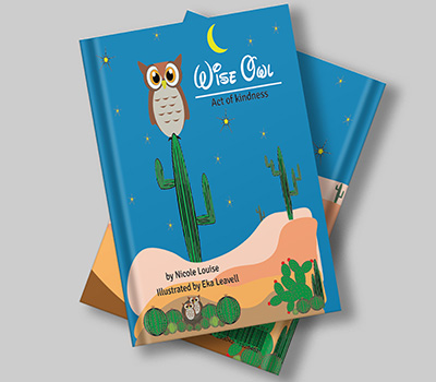 wise owl mockup